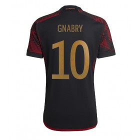 Tyskland Serge Gnabry #10 Borta Kläder VM 2022 Kortärmad